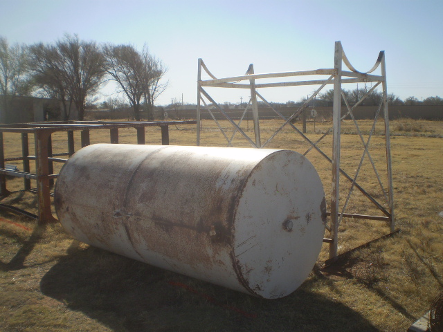 500 gal. over head fuel tank